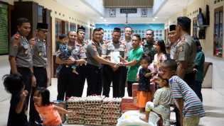 Pokjar XI Sespimmen Polri Digreg 63 Beri Bantuan ke Panti Asuhan