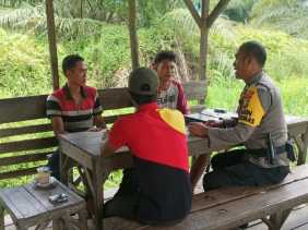 Polsek Bangko Pusako Gelar Cooling System Pilkada Damai 2024 di Rokan Hilir dengan Warga