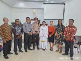 Polsek Rimba Melintang Pastikan Ibadah Tahun Baru 2026 Aman dan Kondusif di Rohil