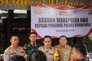 Kunjungi Banjir Rohul, Wakapolda: Cooling Sistem Langkah Polri Wujudkan Netralitas