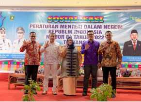 Bupati Bengkalis Buka Sosialisasi Permendagri Nomor 84 Tahun 2022
