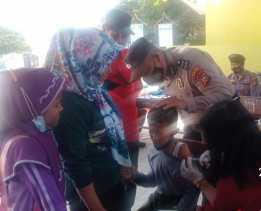 Polsek Bandar Sei Kijang Terus Kawal Capaian Vaksinasi Per Hari  