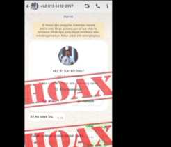 Waspada Penipuan, Akun Palsu Whatsapp Catut Sekdako Pekanbaru