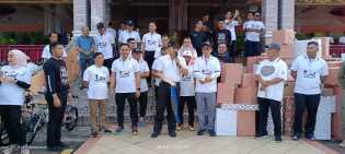 Ratusan Peserta Ikuti Jalan Sehat Memeriahkan HPN 2024 di Kuantan Singingi