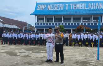 Satlantas Inhil Tanamkan Budaya Tertib Lalu Lintas Sejak Dini