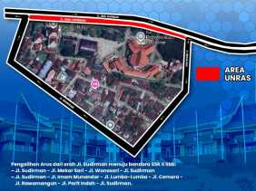 Rekayasa Lalu Lintas di Depan DPRD Riau, Polisi Imbau Warga Cari Jalur Alternatif