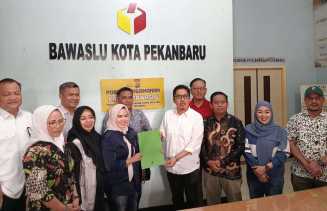 Paslon 01, 02 dan 03 Walikota Pekanbaru Kompak Tolak Hasil Pilkada