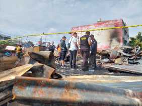 Kembali Dibangun, Pedagang Pasar Cik Puan Mengaku Senang Dapat Perhatian dari Pemerintah