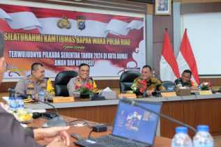 Silaturrahmi ke Dumai, Wakapolda Lakukan Pembahasan Terkait Pengamanan dan Penyelenggaraan Pilkada