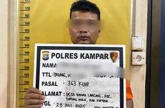 Polres Kampar Tangkap Pelaku Spesialis Pencurian Mobil Pick Up Antar Kabupaten