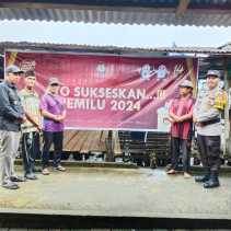 Cooling System, Polsek Pelangiran Kerahkan Babinkamtibmas Kampanyekan Pemilu Damai