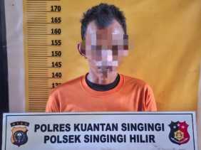 Polsek Singingi Hilir Ringkus Pengedar Sabu, Simpan Narkoba dalam Garasi