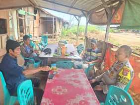 Polsek Pulau Burung Gencarkan Sosialisasi Kamtibmas Jelang Pilkada 2024