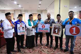 Kelmi Amri dan Asparaini Optimis dengan Nomor Urut 1 di Pilkada Rohul