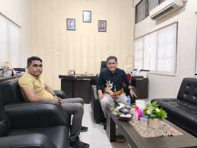 Polres Kuansing Koordinasi Jadwal Pleno PPK Pilkada Serentak 2024 dengan Ketua KPU