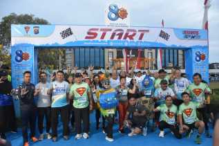HUT ke-80, Brimob Run 2025 Gaet 1.700 Peserta! Kapolda Riau Lepas Start