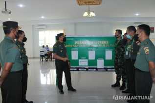 Danrem Tinjau Pelaksanaan Kegiatan Werving
