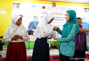 Jelajah Anak Riau 2025, Ketua TP PKK Riau Kunjungi SLBN Pembina