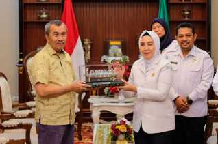 Gubernur Syamsuar Terima Audiensi Kepala BMKG Pusat, Ini Pembahasannya