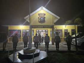 Patroli Intensif Polsek Ukui Jaga Kondusifitas Jelang Pilkada 2024