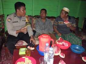 Cooling System, Babinkamtibmas Sungai Intan Sambangi Warga Ciptakan Pemilu Damai 2024