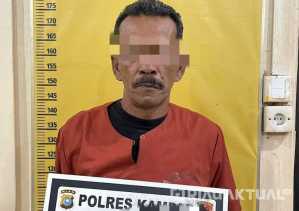 Satreskrim Polres Kampar Tangkap Pelaku Karhutla di Desa Merangin