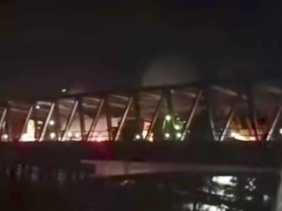 Dentuman Keras Bikin Heboh Pengendara di Atas Jembatan Leton II Pekanbaru