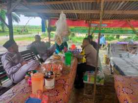 Polsek Kuntodarussalam Ajak Warga Sukseskan Pilkada 2024 yang Damai dan Kondusif