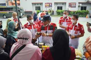 Dalam Rangka Hari Bakti Pemasyarakatan Ke-58, Rutan Kelas I Pekanbaru Jadi Tuan Rumah Peduli UMKM