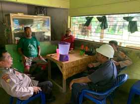 Polsek Kelayang, Ajak Warga Binio Lawan Golput dan Money Politik