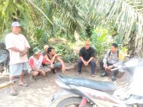 Bhabinkamtibmas Ajak Warga Sungai Manasib Aktifkan Siskamling dan Jauhi Bahaya Narkoba