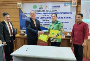 Peradi Pekanbaru MoU dengan FH Unilak