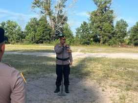 Polres Dumai Gelar Apel Pergeseran Pasukan Pengamanan TPS Pemilu