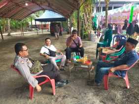 Polsek Bangko Pusako Gelar Sambang Warga, Ciptakan Pilkada Damai 2024 di Rokan Hilir