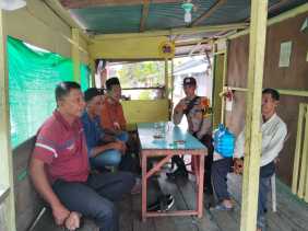 Cooling System, Polsek Batang Tuaka Ajak Masyarakat Berpartisipasi dalam Pemilu 2024