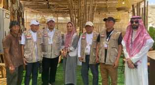 Timwas Haji DPR Puji Tenda Jemaah Haji Indonesia Bernuansa Nusantara