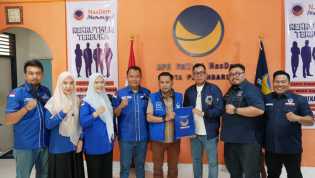 Agung Nugroho Ambil Formulir Bacalon Walikota dari Partai NasDem Pekanbaru