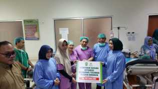 17 Pasien Dhuafa di RSUD Arifin Achmad Terima Bantuan Operasi Gendang Telinga Baznas Riau