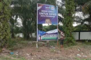 Pengerusakan Baliho Bacaleg Partai Demokrat di Kota Pekanbaru Menyulut Keprihatinan