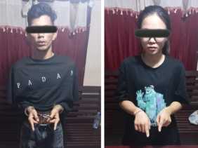 Sepasang Kekasih di Pekanbaru Kompak Jadi Pengedar Narkoba