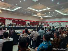 Kantor Bupati Rohil Terancam Tenggelam