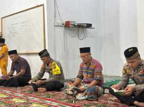 Polsek Kuala Cenaku Gelar Pengajian dan Doa Bersama Demi Pilkada Damai