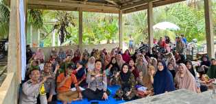 Gencarkan Pemilu Damai 2024, Polsek Rambah Gandeng Ibu-ibu Rumah Tangga