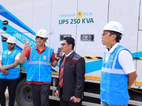 GM PLN Riau Agung Murdifi Tinjau Kesiapan Pasokan Listrik Gereja di Pekanbaru