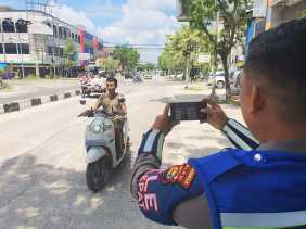 Polresta Pekanbaru Bentuk Tim Khusus Jaring Pelanggar Lalulintas Gunakan ETLE Mobile