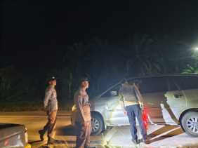 Buru Tahanan Kabur, Polsek Tapung Hilir Gelar Razia