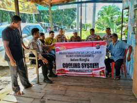 Polsek TPTM Cooling System untuk Wujudkan Pilkada Damai di Rokan Hilir