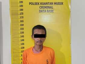 Polsek Kuantan Mudik Ungkap Kasus Penggelapan Sepeda Motor di Desa Petapahan