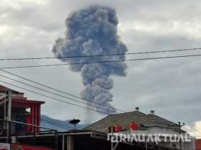 Gunung Marapi di Sumatera Barat Kembali Erupsi, Warga Diminta Waspada