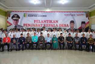 Lantik 69 Pj Kades, Bupati Kuansing Tekankan Fokus Pembenahan Infrastruktur dan Pelayanan Masyarakat